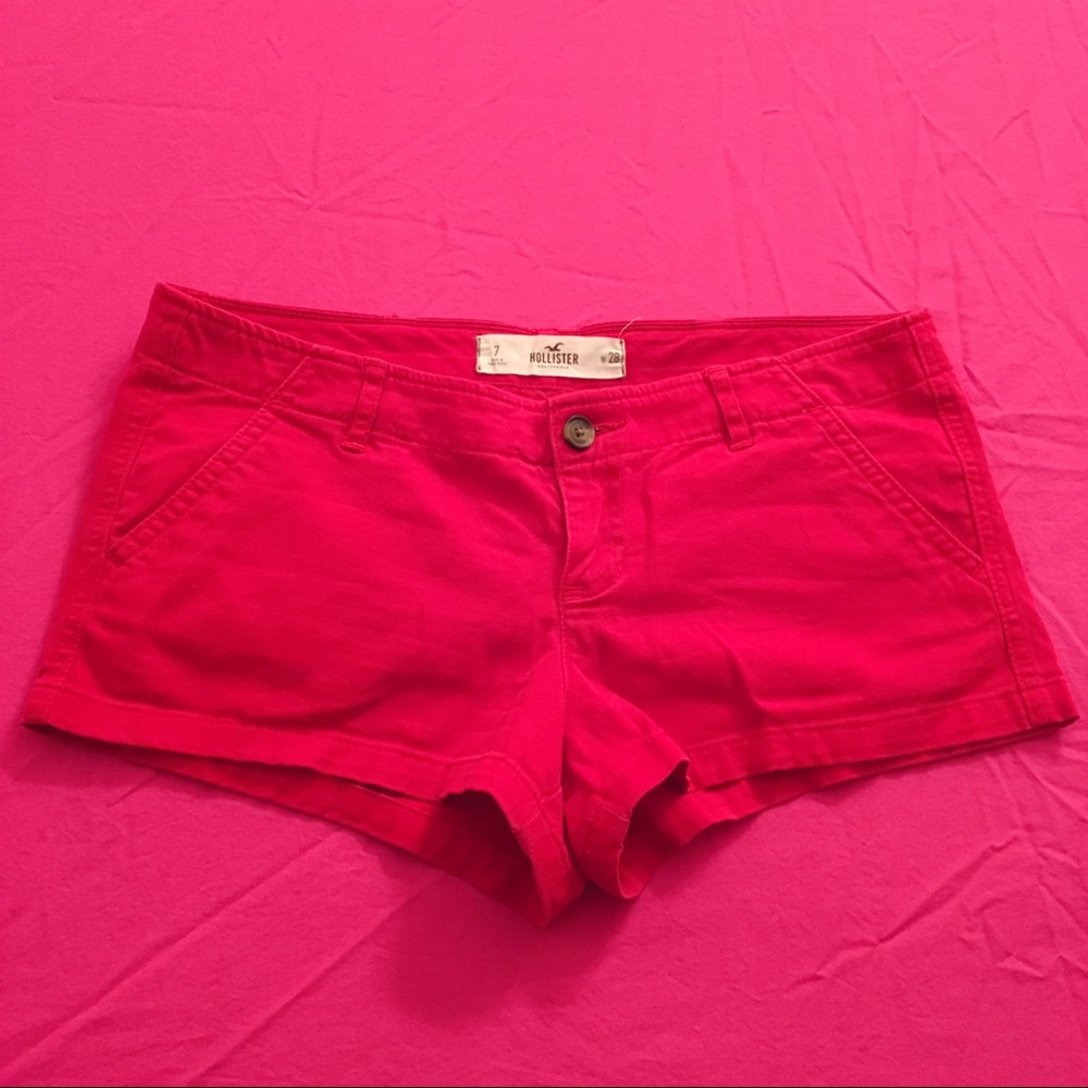2/$20 Hollister Red Shorts